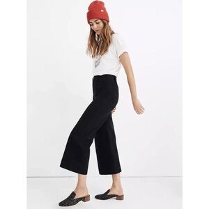 Madewell The Emmett Wide-Leg Crop Pant